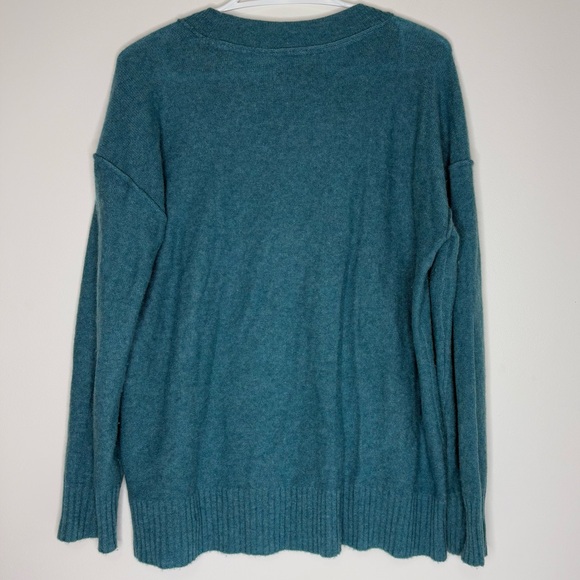 Anthropologie Pilcro Cashmere Teal Blue Womens Sweater Size Small - Picture 2 of 9